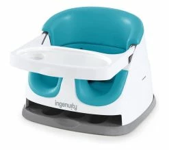 Meilleure vente ✔️ INGENUITY Rehausseur Baby Base 2-in-1 Bleu Paon ⌛