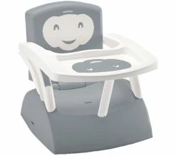 Tout neuf đ THERMOBABY Rehausseur De Chaise 2 En 1 Gris Charme đ