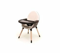 Budget 😀 AT4 Chaise Haute Noir Et Sable 😍 -Le repas de bébé Soldes 3294459444042 A