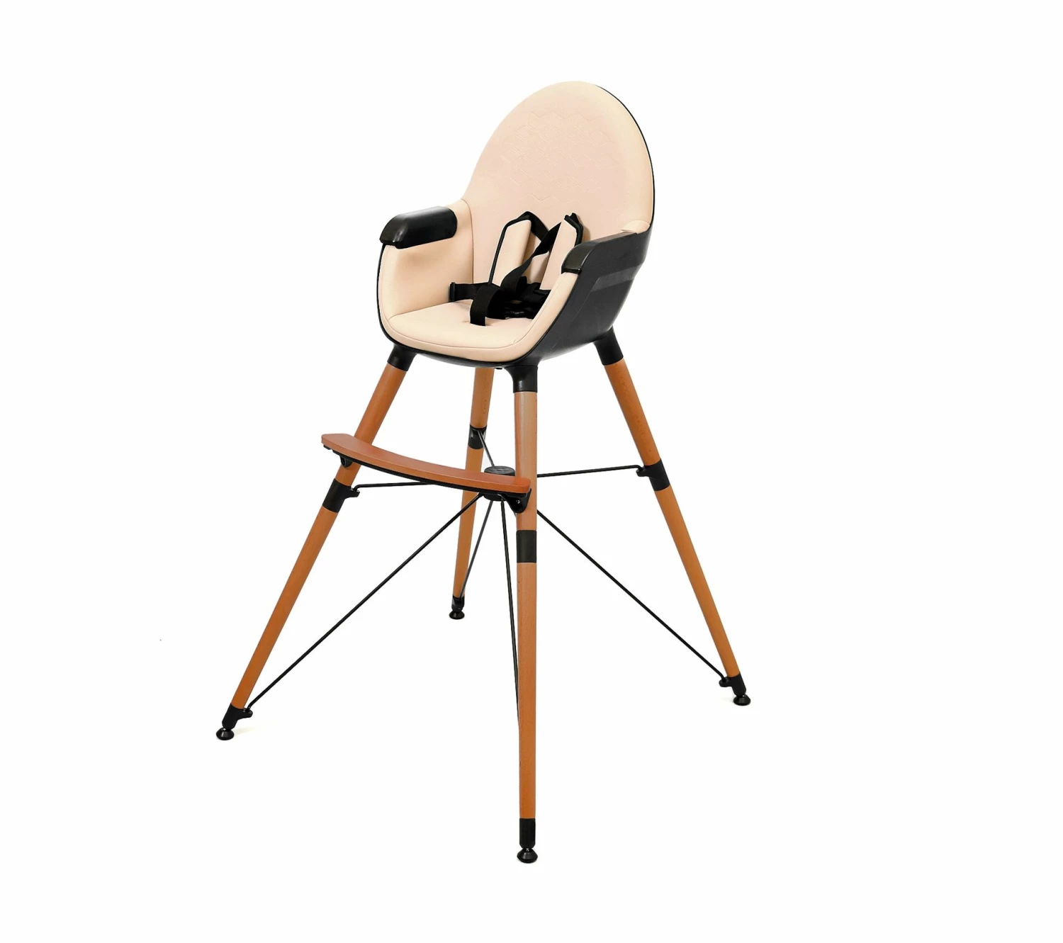 Grosses soldes 🧨 AT4 Chaise Haute 3 Hauteurs Noir Et Camel ✨ 6 Grosses soldes 🧨 AT4 Chaise Haute 3 Hauteurs Noir Et Camel ✨ – Image 4