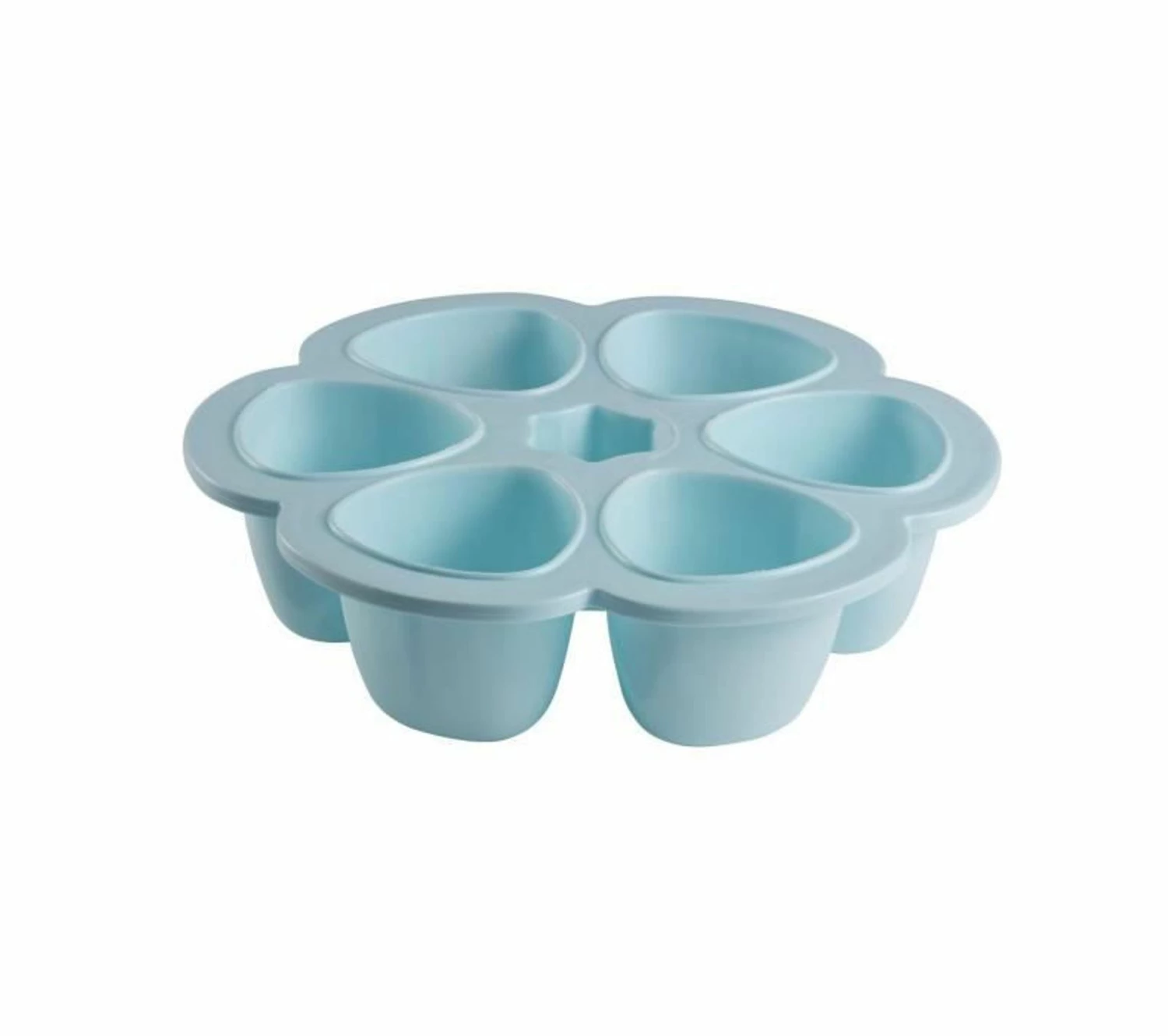 Le moins cher 🔔 BEABA Multiportions Silicone 6x150 Ml Bleu ✔️ 4 Le moins cher 🔔 BEABA Multiportions Silicone 6x150 Ml Bleu ✔️ – Image 2