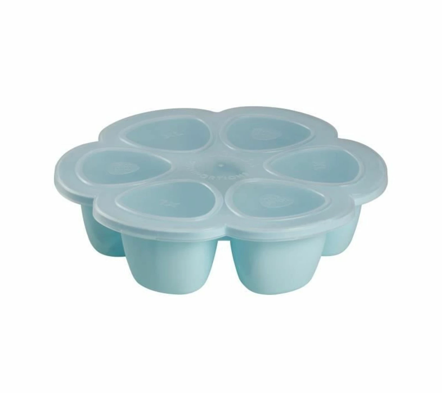 Le moins cher 🔔 BEABA Multiportions Silicone 6x150 Ml Bleu ✔️ 3 Le moins cher 🔔 BEABA Multiportions Silicone 6x150 Ml Bleu ✔️