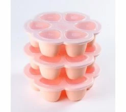 Acheter 🧨 BEABA Multiportions Silicone 6x150 Ml Rose 🧨 -Le repas de bébé Soldes 3384349126155 D
