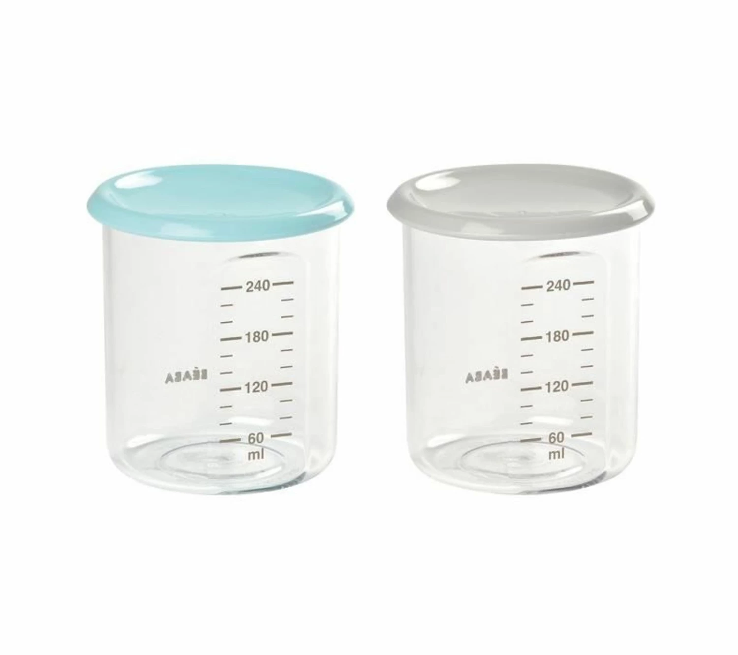 De gros 🔥 BEABA Lot De 2 Maxi Portions 2 X 240ml Bleu Et Gris 🛒 3 De gros 🔥 BEABA Lot De 2 Maxi Portions 2 X 240ml Bleu Et Gris 🛒