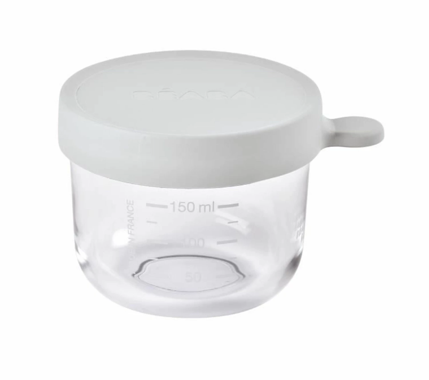 De gros 👏 BEABA Portion Verre 150 Ml Gris Clair 🛒 3 De gros 👏 BEABA Portion Verre 150 Ml Gris Clair 🛒