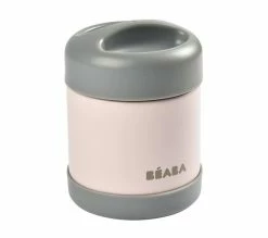 Meilleure affaire 😀 BEABA Portion De Conservation Inox Isotherme 300 Ml (dark Mist/light Pink) 🔔 -Le repas de bébé Soldes 3384349129088 AMB1