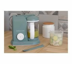 Meilleure vente 🔥 BEABA Babycook Solo, Robot Bébé 4 En 1, Cuiseur, Mixeur - Eucalyptus ✨ -Le repas de bébé Soldes 3384349129767 A