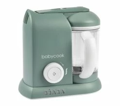 Meilleure vente 🔥 BEABA Babycook Solo, Robot Bébé 4 En 1, Cuiseur, Mixeur - Eucalyptus ✨ -Le repas de bébé Soldes 3384349129767 AMB1