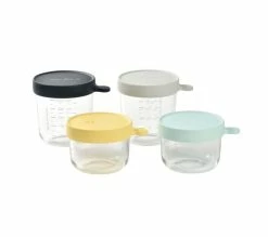 Top 10 😀 BEABA Coffret 4 Portions Verre (150ml Yellow / 150ml Light Blue / 250ml Dark Blue / 250ml Light Mist) 😉