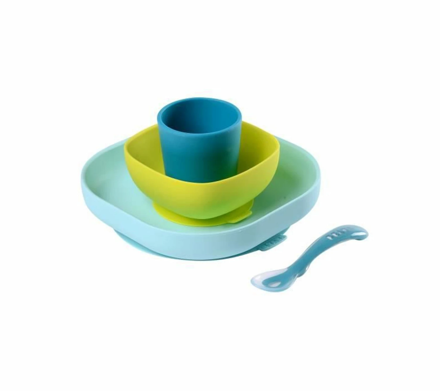 Nouveau đ BEABA Vaisselle Silicone Repas Bébé, Avec Ventouse, Anti-dérapant, 4 Pieces, Assiette + Bol+ Verre â 4 Nouveau đ BEABA Vaisselle Silicone Repas Bébé, Avec Ventouse, Anti-dérapant, 4 Pieces, Assiette + Bol+ Verre â â Image 2
