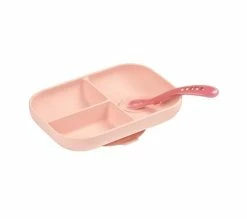 Meilleur prix ✨ BEABA Set Repas Bébé, Avec Ventouse, Anti Dérapant, Assiette Silicone Compartimentée + Cuillere 🔔 7 Meilleur prix ✨ BEABA Set Repas Bébé, Avec Ventouse, Anti Dérapant, Assiette Silicone Compartimentée + Cuillere 🔔 -Le repas de bébé Soldes 3384349134563 AMB1