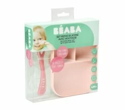 Meilleur prix ✨ BEABA Set Repas Bébé, Avec Ventouse, Anti Dérapant, Assiette Silicone Compartimentée + Cuillere 🔔 8 Meilleur prix ✨ BEABA Set Repas Bébé, Avec Ventouse, Anti Dérapant, Assiette Silicone Compartimentée + Cuillere 🔔 -Le repas de bébé Soldes 3384349134563 D