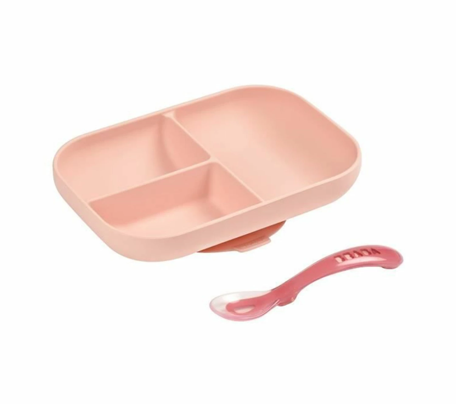 Meilleur prix ✨ BEABA Set Repas Bébé, Avec Ventouse, Anti Dérapant, Assiette Silicone Compartimentée + Cuillere 🔔 3 Meilleur prix ✨ BEABA Set Repas Bébé, Avec Ventouse, Anti Dérapant, Assiette Silicone Compartimentée + Cuillere 🔔
