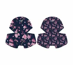 Acheter ⌛ NANIA Chaise Haute Blanche Et Hêtre Coussin Décor Cerisier 👍 -Le repas de bébé Soldes 3507460209600 D