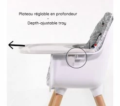 Top 10 ✨ NANIA Chaise Haute Blanche Et Hêtre Coussin Décor Zebra ⌛ 11 Top 10 ✨ NANIA Chaise Haute Blanche Et Hêtre Coussin Décor Zebra ⌛ -Le repas de bébé Soldes 3507460209631 A