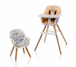 Budget 😍 Chaise Haute Évolutive 2 En 1 Nania Paulette - Fabriquée En France - Disney Winnie 🔥