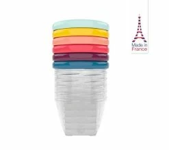 Tout neuf 👍 BABYMOOV Babybols Kit M - 6 X 180 Ml - Pots De Conservation Hermétiques ✨