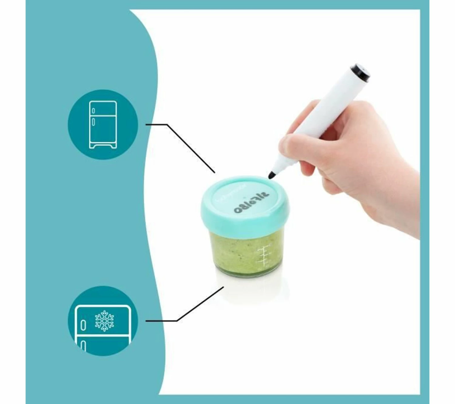 Coupon 🎉 BABYMOOV Récipients De Stockage Des Aliments Babybols 8 PCs Verre 🔔 6 Coupon 🎉 BABYMOOV Récipients De Stockage Des Aliments Babybols 8 PCs Verre 🔔 – Image 4