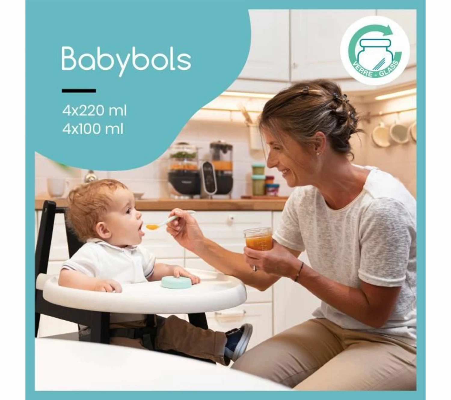 Coupon 🎉 BABYMOOV Récipients De Stockage Des Aliments Babybols 8 PCs Verre 🔔 4 Coupon 🎉 BABYMOOV Récipients De Stockage Des Aliments Babybols 8 PCs Verre 🔔 – Image 2