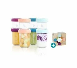Coupon 🎉 BABYMOOV Récipients De Stockage Des Aliments Babybols 8 PCs Verre 🔔