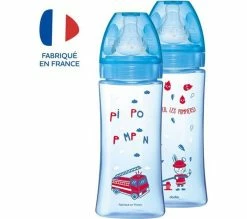 Offres 😀 DODIE Lot De 2 Biberons Initiation+ 330ml Garçon 👏
