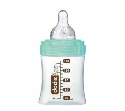 De gros 🔔 DODIE Biberon Initiation+ Verre 150ml Vert Oiseaux 🛒 -Le repas de bébé Soldes 3700763537047 AMB1