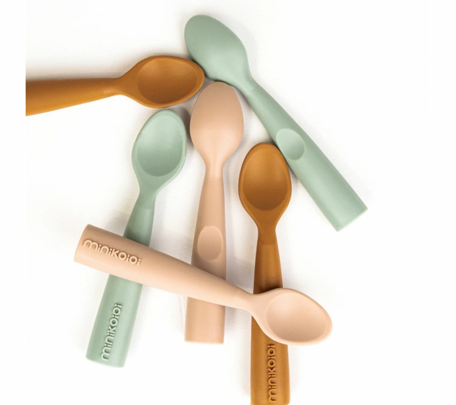 Meilleure affaire 🤩 MINIKOI Cuillère Bébé En 100% Silicone Nude 6 Mois Et + ✔️ 3 Meilleure affaire 🤩 MINIKOI Cuillère Bébé En 100% Silicone Nude 6 Mois Et + ✔️ – Image 2