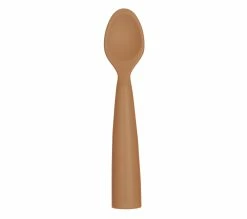 Grosses soldes 👍 MINIKOI Cuillère Bébé En 100% Silicone Caramel 6 Mois Et + 👏