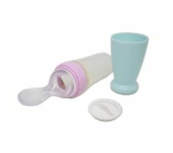 Meilleure vente 😍 NIKIDOM Cuillère Biberon Dalimentation Bleu 90 Ml 😀