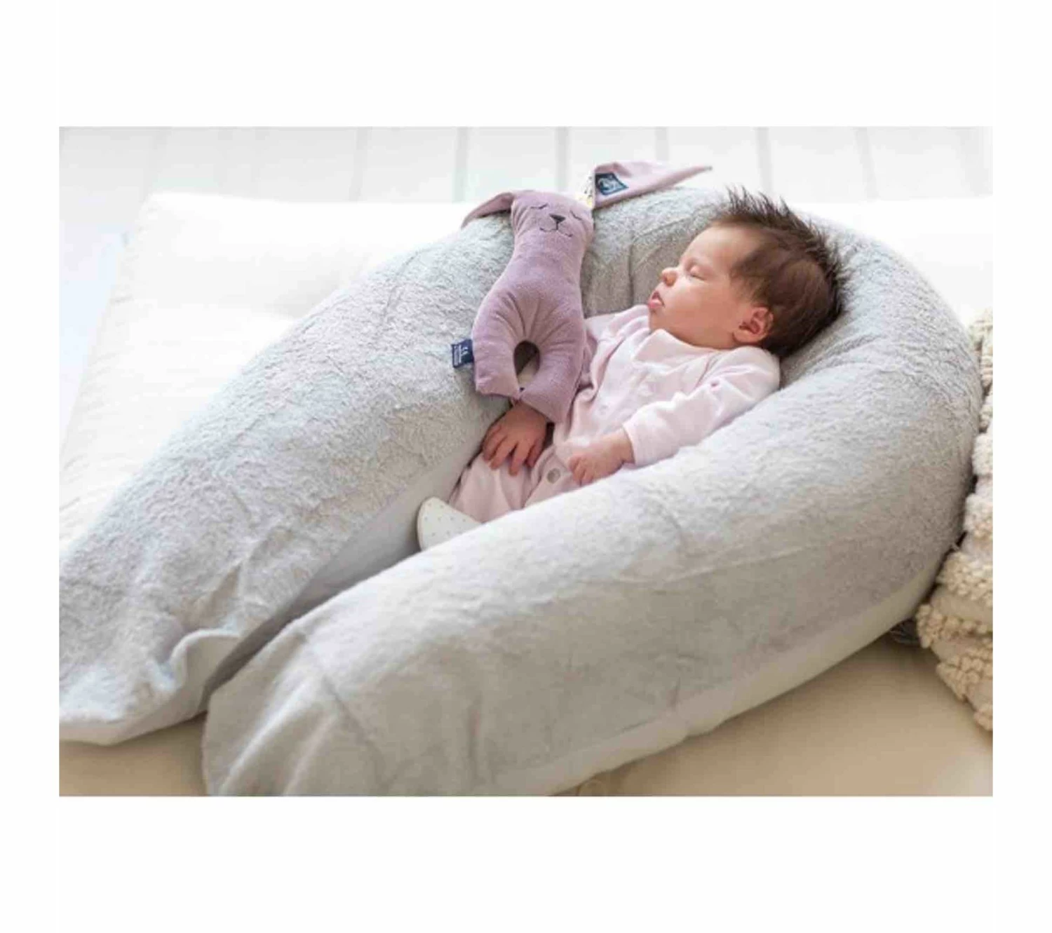 Remise 🌟 BABYLONIA Housse Pour Coussin Allaitement Form Fix Taupe Taille Unique 💯 6 Remise 🌟 BABYLONIA Housse Pour Coussin Allaitement Form Fix Taupe Taille Unique 💯 – Image 4