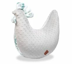 Sortie 🤩 SEVIRA KIDS Coussin De Maternité Poule, Eucalyptus Gris Clair 50 X 40 Cm ❤️