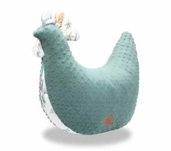 Vente flash đŻ SEVIRA KIDS Coussin De Maternité Poule, Safari Vert 50 X 40 Cm đ