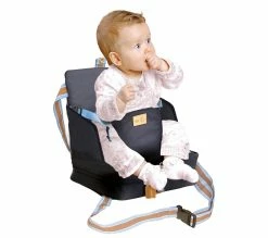Nouveau 🎉 ROBA Siège Réhausseur Bébé - Gonflable - Bleu Foncé 💯 -Le repas de bébé Soldes 4005317312897 A