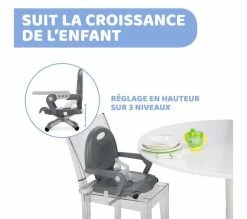 Tout neuf ⌛ CHICCO Rehausseur De Table Pocket Snack Dark Grey 💯 9 Tout neuf ⌛ CHICCO Rehausseur De Table Pocket Snack Dark Grey 💯 -Le repas de bébé Soldes 8058664090365 D
