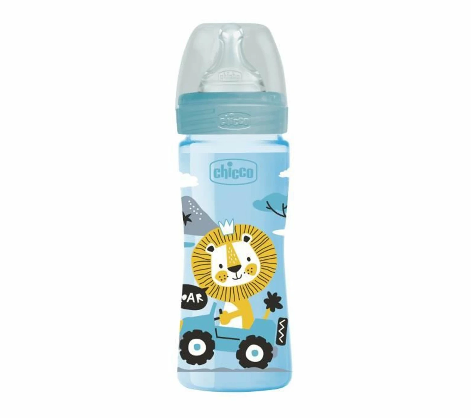 Remise ❤️ CHICCO Biberon Bienetre 250ml Tétine Silicone Flux Moyen 2m+ Bleu 🌟 4 Remise ❤️ CHICCO Biberon Bienetre 250ml Tétine Silicone Flux Moyen 2m+ Bleu 🌟 – Image 2
