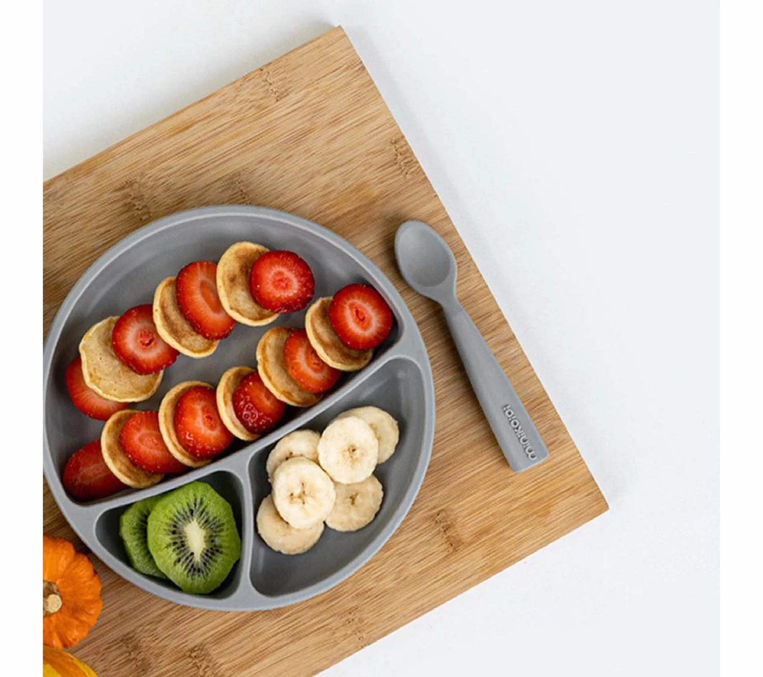 Acheter 😉 MINIKOI Cuillère Bébé En 100% Silicone Gris 6 Mois Et + 🛒 4 Acheter 😉 MINIKOI Cuillère Bébé En 100% Silicone Gris 6 Mois Et + 🛒 – Image 2