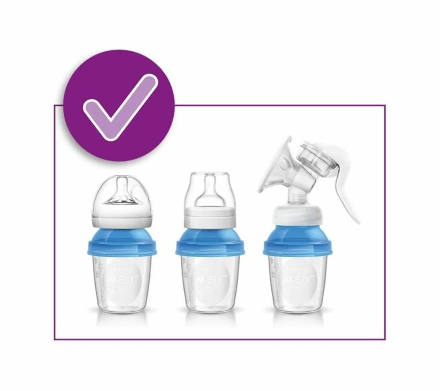 Acheter 🔔 PHILIPS AVENT Lot De 5 Pots De Conservation Pour Lait Maternel En Verre Transparent Et Bleu 🌟 4 Acheter 🔔 PHILIPS AVENT Lot De 5 Pots De Conservation Pour Lait Maternel En Verre Transparent Et Bleu 🌟 – Image 2