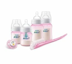 Nouveau ✔️ PHILIPS AVENT Kit Nouveau-ne Anticolique Airfree Rose ⌛