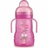 Meilleure vente ✔️ MAM Biberon De Transition 220ml A Partir De 4 Mois Bec Souple Antifuite Silicone Fille 😀 -Le repas de bébé Soldes 9001616671296 Q